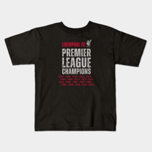 Liverpool Premier League Champions 2025 Kids T-Shirt